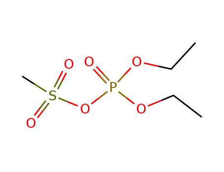 Molecular Structure of 4972-37-6 (methanesulfonic phosphoric anhydride, diethyl ester)