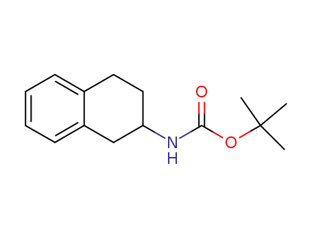 Molecular Structure of 136758-56-0 (tert-butyl 1,2,3,4-tetrahydronaphthalen-2-ylcarbamate)