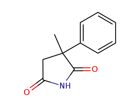 Molecular Structure of 1497-17-2 (ALPHA-METHYL-ALPHA-PHENYLSUCCINIMIDE)