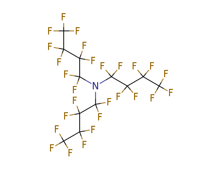 311-89-7,Perfluorotributylamine,Heptacosafluorotributylamine;Mediflor FC 43;Medifluor FC 47;NSC 3501;Oxyferol;PFTBA;Perfluorotri-n-butylamine;1-Butanamine,1,1,2,2,3,3,4,4,4-nonafluoro-N,N-bis(1,1,2,2,3,3,4,4,4-nonafluorobutyl)-;Tri(perfluorobutyl)amine;Afluid E 18;Eftop EF-L 174;FC 43;FC 47;Fluorinert 43;Fluorinert FC 43;Fluosol FC 43;