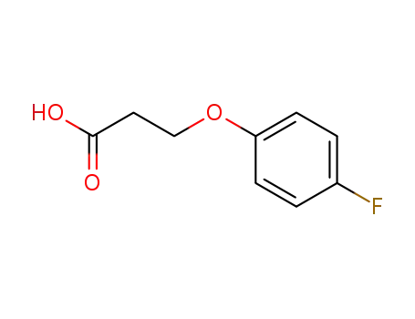 Molecular Structure of 1579-78-8 (3-(4-Fluorophenoxy)propionic acid)