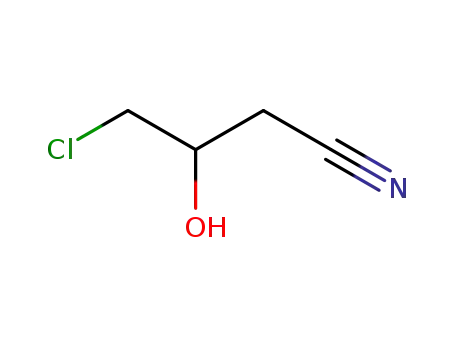 Molecular Structure of 637-75-2 (Butanenitrile,4-chloro-3-hydroxy-)