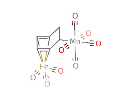 Molecular Structure of 135224-95-2 ((OC)3Fe(μ-η4:η1-cyclohexadiene)Mn(CO)5)