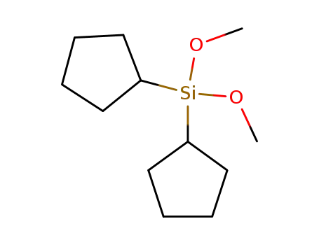 Molecular Structure of 126990-35-0 (Dimethoxydicyclopentylsilane)