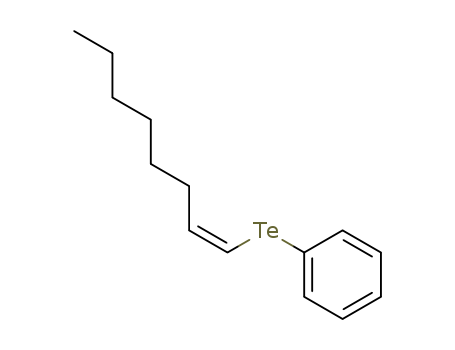 Benzene, (1-octenyltelluro)-, (Z)-