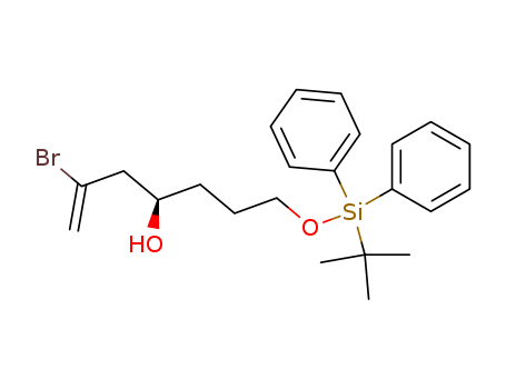 1-Hepten-4-ol, 2-bromo-7-[[(1,1-dimethylethyl)diphenylsilyl]oxy]-, (4R)-