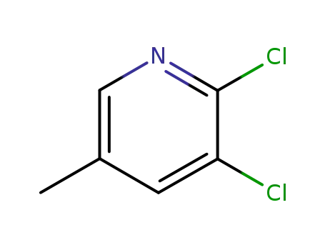 Molecular Structure of 59782-90-0 (2,5-DICHLORO-3-METHYLPYRIDINE)