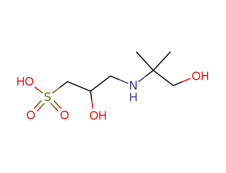68399-79-1,AMPSO,1-Propanesulfonic acid,2-hydroxy-3-[(2-hydroxy-1,1-dimethylethyl)amino]-;AMPSO;NSC 378146;2-Hydroxy-3-((2-hydroxy-1,1-dimethylethyl)amino)propanesulphonic acid;3-(N-(1,1-Dimethylhydroxyethyl)amino)-2-hydroxy-propanesulfonic acid;