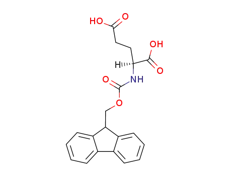 Molecular Structure of 121343-82-6 (Fmoc-L-glutamic acid)