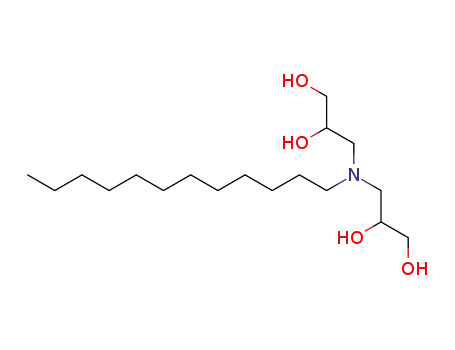Molecular Structure of 817-01-6 (3,3'-(dodecylimino)bispropane-1,2-diol)