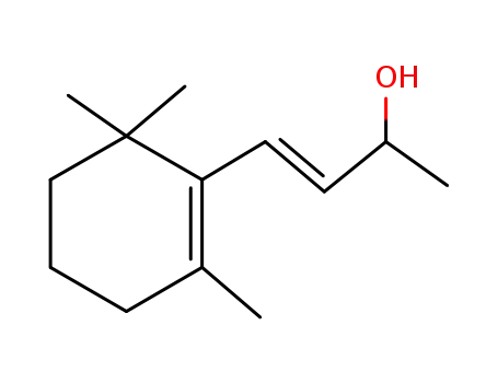 Molecular Structure of 472-80-0 (3-Buten-2-ol, 4-(2,6,6-trimethyl-1-cyclohexen-1-yl)-, (3E)-)
