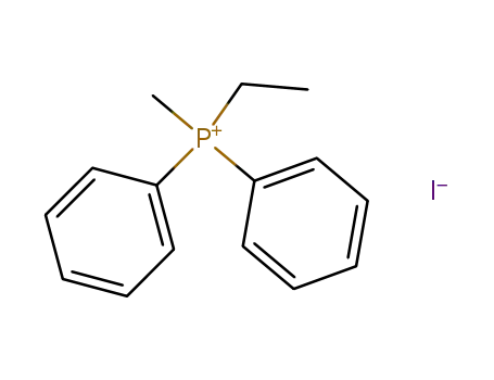 Molecular Structure of 1661-08-1 (diphenylethylmethylphosphonium iodide)