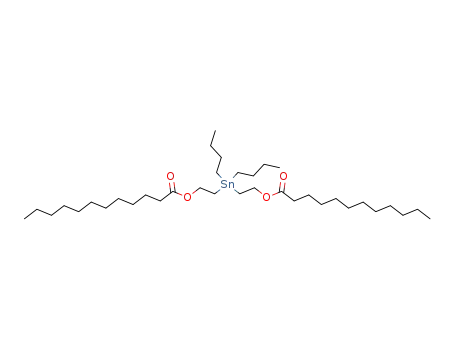Molecular Structure of 125610-44-8 (Bu<sub>2</sub>Sn(CH<sub>2</sub>CH<sub>2</sub>OCO-n-C<sub>11</sub>H<sub>23</sub>)2)