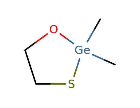 Molecular Structure of 86553-73-3 (2,2-Dimethyl-2-germa-1-oxa-3-thia-cyclopentan)