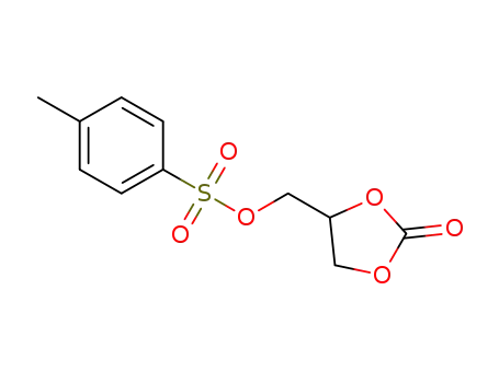 Molecular Structure of 949895-84-5 ((2-oxo-1,3-dioxolan-4-yl)methyl 4-methylbenzenesulfonate)