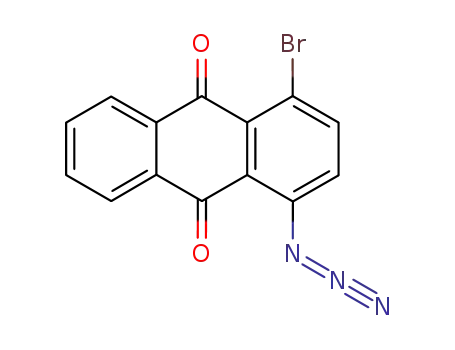 Molecular Structure of 74386-37-1 (1-azido-4-bromoanthraquinone)