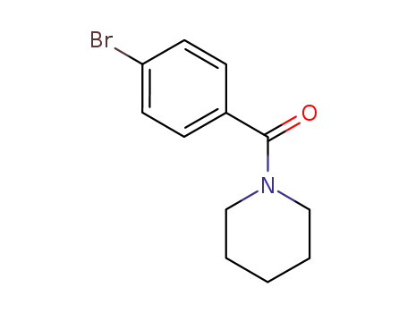Molecular Structure of 98612-93-2 ((4-BROMO-PHENYL)-PIPERIDIN-1-YL-METHANONE)