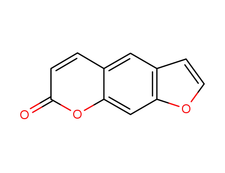 Molecular Structure of 66-97-7 (Psoralen)