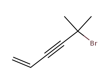Molecular Structure of 20728-33-0 (5-bromo-5-methyl-hex-1-en-3-yne)