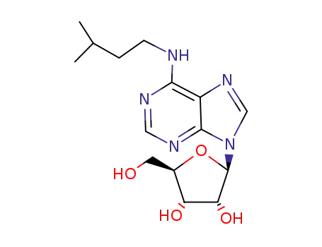 Molecular Structure of 17659-78-8 (N-isopentyladenosine)