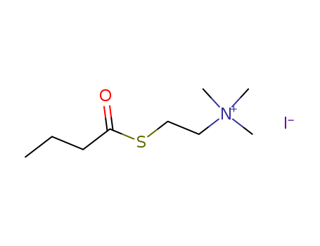 Ethanaminium,N,N,N-trimethyl-2-[(1-oxobutyl)thio]-, iodide (1:1) cas  1866-16-6