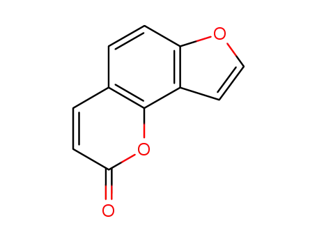 Molecular Structure of 523-50-2 (2-Oxo-(2H)-furo(2,3-h)-1-benzopyran)