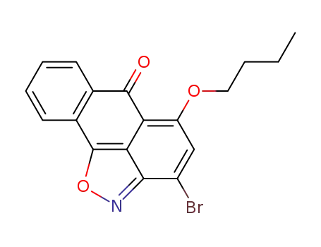 3-Bromo-5-butoxy-anthra[1,9-cd]isoxazol-6-one