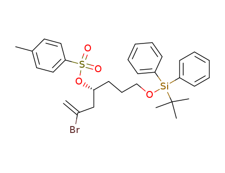 1-Hepten-4-ol, 2-broMo-7-[[(1,1-diMethylethyl)diphenylsilyl]oxy]-, 4-Methylbenzenesulfonate, (4R)-