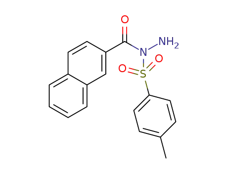 Molecular Structure of 1448723-24-7 (N,N-(naphthalene-2-carbonyl)tosylhydrazide)