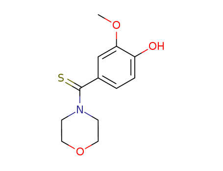 Methanethione,(4-hydroxy-3-methoxyphenyl)-4-morpholinyl-