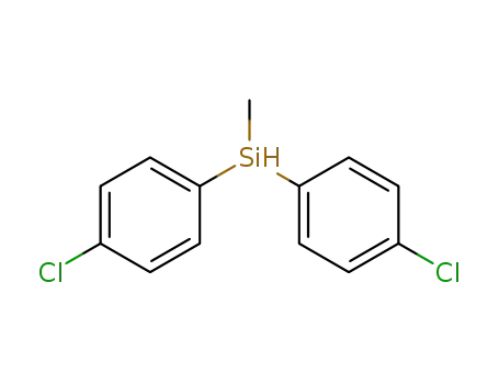 Molecular Structure of 59229-08-2 (Silane, bis(4-chlorophenyl)methyl-)