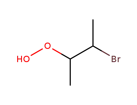 Molecular Structure of 199802-42-1 (3-Bromo-but-2-yl-hydroperoxide)