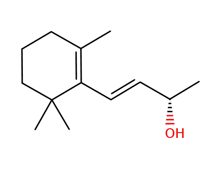 Molecular Structure of 81801-17-4 ((2S,3E)-4-(2,6,6-trimethylcyclohex-1-en-1-yl)but-3-en-2-ol)