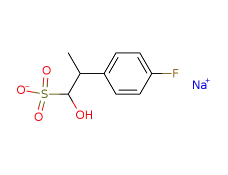 Sodium; 2-(4-fluoro-phenyl)-1-hydroxy-propane-1-sulfonate