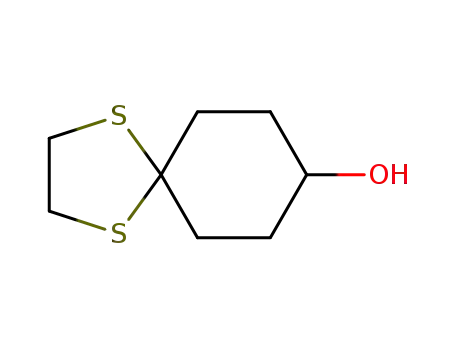 Molecular Structure of 22428-86-0 (1,4-Dithiaspiro[4.5]decan-8-ol)