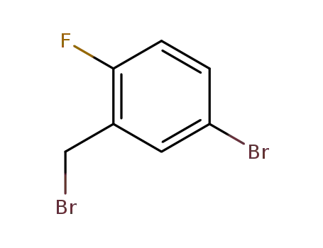 Molecular Structure of 99725-12-9 (2-Fluoro-5-bromobenzyl bromide)