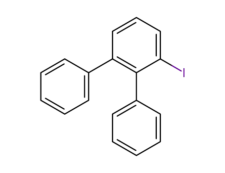 Molecular Structure of 87666-63-5 (1,1':2',1''-Terphenyl, 3'-iodo-)