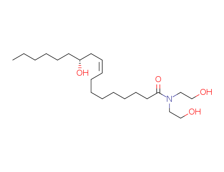 9-Octadecenamide,12-hydroxy-N,N-bis(2-hydroxyethyl)-, (9Z,12R)-