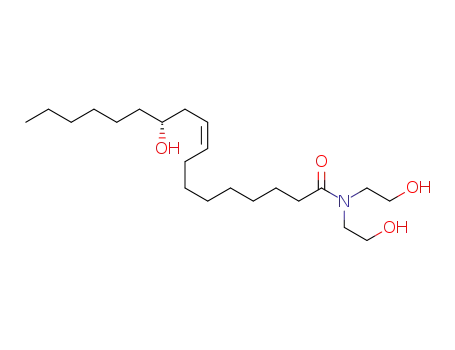 Molecular Structure of 40716-42-5 ([R-(Z)]-12-hydroxy-N,N-bis(2-hydroxyethyl)-9-octadecenamide)