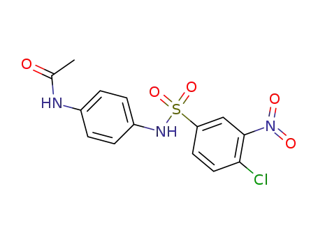 Molecular Structure of 79817-49-5 (N-[4-[[(4-chloro-3-nitrophenyl)sulphonyl]amino]phenyl]acetamide)