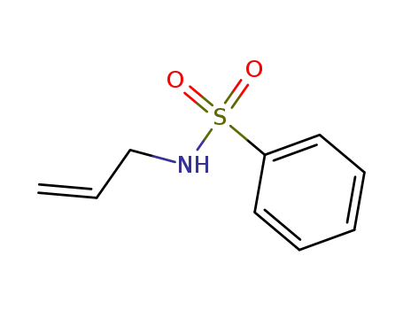 Molecular Structure of 50487-70-2 (N-AllylbenzenesulfonaMide)