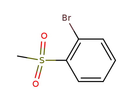 Molecular Structure of 33951-33-6 (1-Bromo-2-(methylsulfonyl)benzene)