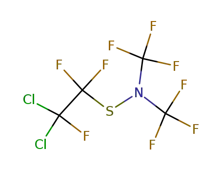 Molecular Structure of 81619-76-3 (N,N-bistrifluoromethyl-2,2-dichlorotrifluoroethanesulfenamide)