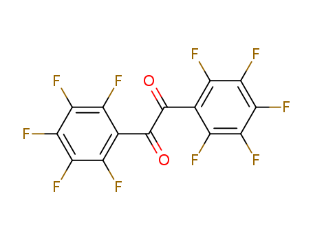 Molecular Structure of 19555-07-8 (Ethanedione, bis(pentafluorophenyl)-)