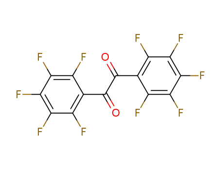 Molecular Structure of 19555-07-8 (Ethanedione, bis(pentafluorophenyl)-)