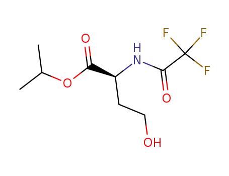 Molecular Structure of 159487-41-9 (Isopropyl (2S)-N-(trifluoroacetyl)homoserine)