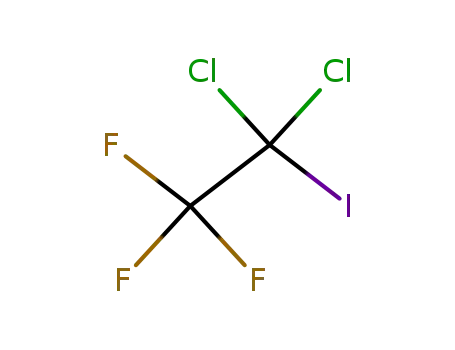 Molecular Structure of 646-60-6 (Ethane, 1,1-dichloro-2,2,2-trifluoro-1-iodo-)
