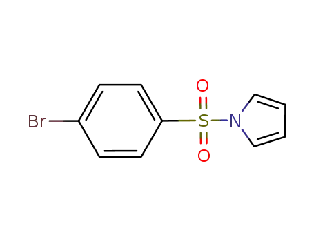 Molecular Structure of 16851-84-6 (1-(4-BROMOPHENYLSULFONYL)-1H-PYRROLE)