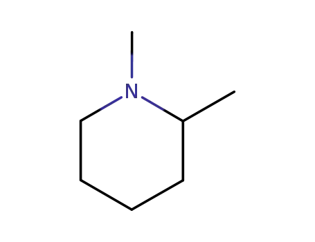 Molecular Structure of 671-36-3 (1,2-dimethylpiperidine)