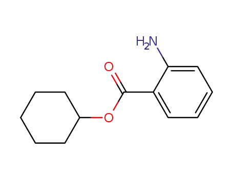 Molecular Structure of 7779-16-0 (CYCLOHEXYL ANTHRANILATE)